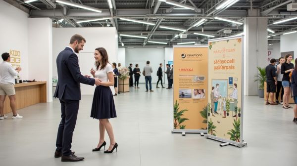 Kakémono roll up : un support de communication efficace pour vos événements